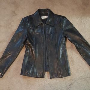 Women's leather jacket